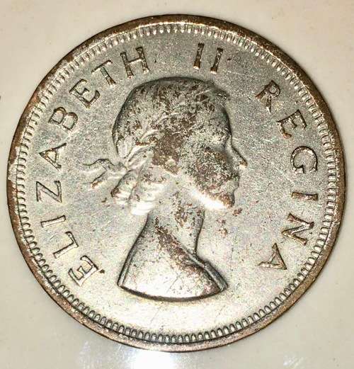 S A UNION SILVERED 1 PENNY 1954 NOT OFTEN SEEN