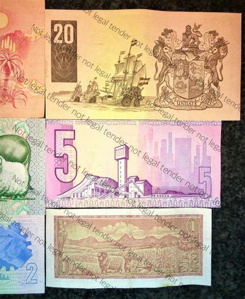COMPLETE SET OF CL STALS & DECIMALS  R50 TO R2 AA --1990 [R1 T.W DE JONG 1975]1 BID TAKES ALL]