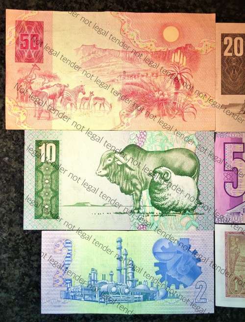 COMPLETE SET OF CL STALS & DECIMALS  R50 TO R2 AA --1990 [R1 T.W DE JONG 1975]1 BID TAKES ALL]
