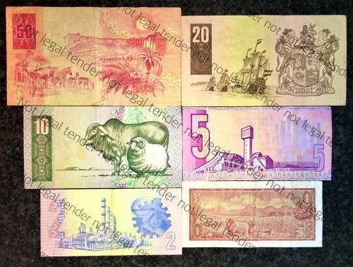 COMPLETE SET OF CL STALS & DECIMALS  R50 TO R2 AA --1990 [R1 T.W DE JONG 1975]1 BID TAKES ALL]