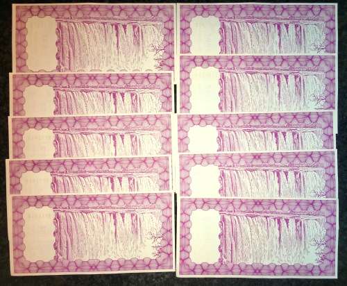 ZIMBABWE $50,000 IN SEQUENCE BA8091418-409 UNC FIFTY THOUSAND DOLLARS 2006(1 BID TAKES ALL)