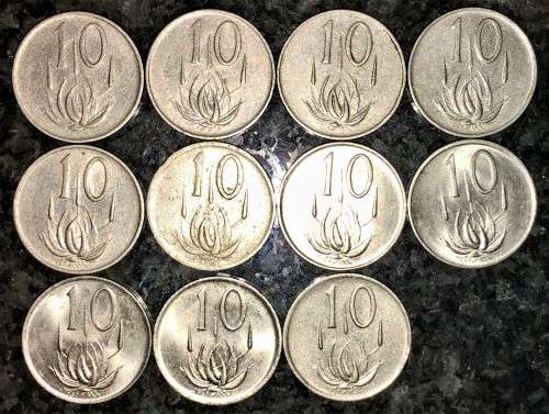 R S A -SET 10 CENT 1965,66,69,71,73,76,78,79,82,85,88--11 IN TOTAL (1 BID TAKES ALL)