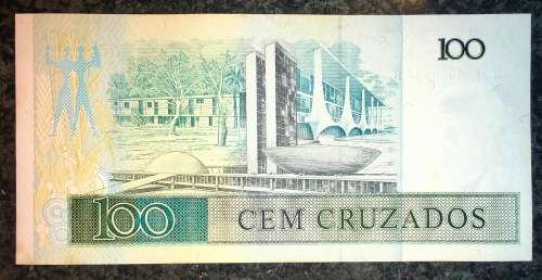 BRASIL 100 CRUZADOS A SERIES ND UNC-AUNC