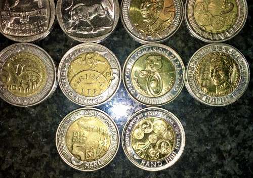 COMPLETE SET OF COMMEMORATIVE R5 COINS 1994 TO 2021  & 2017 IS UNC(1 BID TAKES ALL)