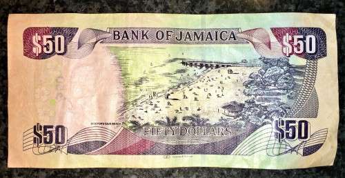 JAMAICA 50 DOLLARS 2013