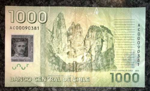 CHILE 1000 PESOS  2010