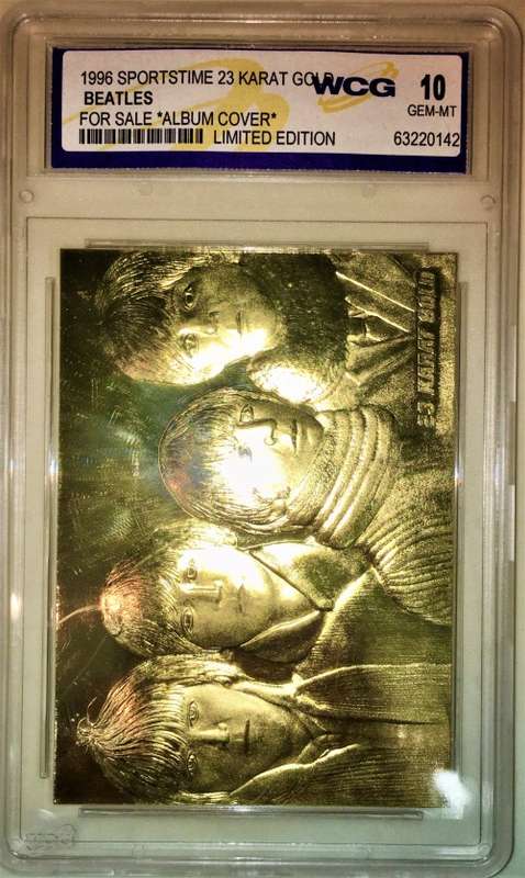 BEATLES 1996 --23KT GOLD--GRADED 10 GE- -FOR SALE(ALBUM COVER)