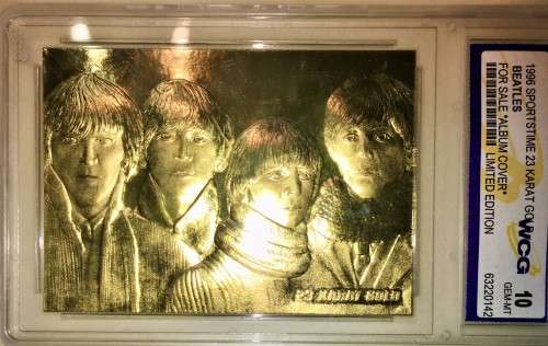 BEATLES 1996 --23KT GOLD--GRADED 10 GE- -FOR SALE(ALBUM COVER)