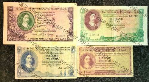 COMPLET SET OF G.RISSIK R20 TO R1---1962 1ST ISSUE ( 1 BID TAKES ALL)