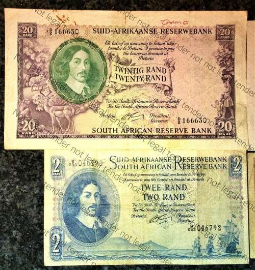 COMPLET SET OF G.RISSIK R20 TO R1---1962 1ST ISSUE ( 1 BID TAKES ALL)
