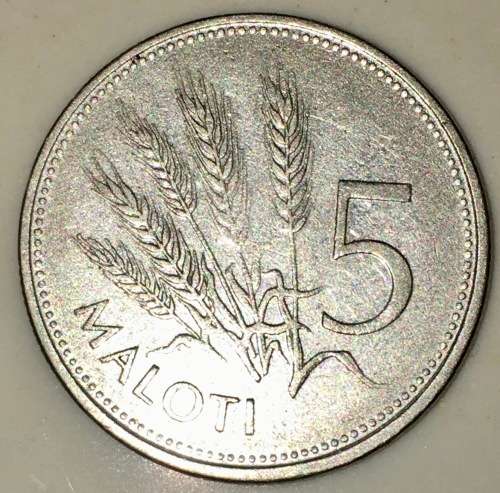 LESOTHO 5 MALOTI 1998