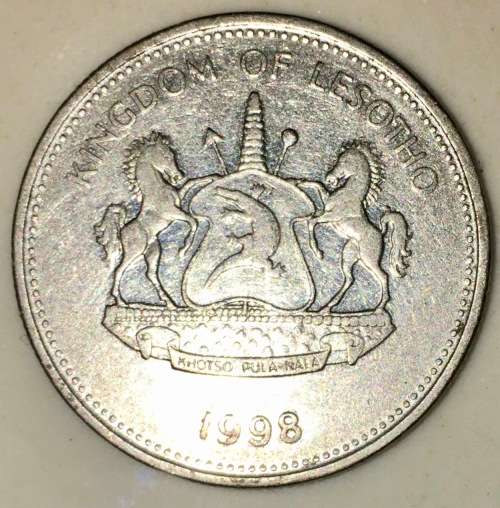 LESOTHO 5 MALOTI 1998