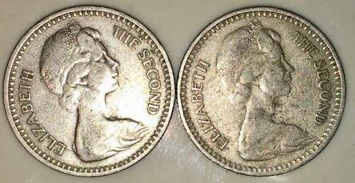 RHODESIA  10 CENT 1964(BID PER COIN)
