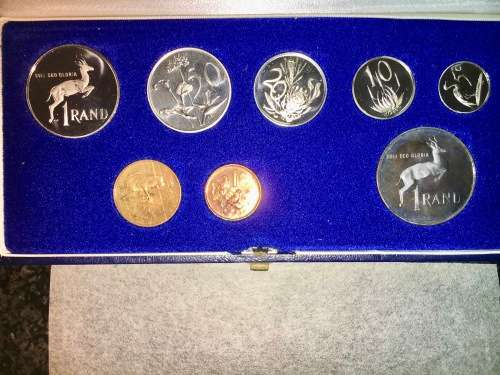 R S A  1987 SHORT PROOF SET WITH SILVER R1..