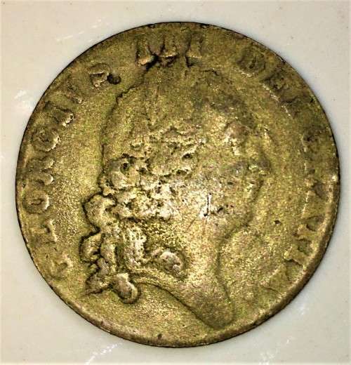 1701 SPADE GAMING TOKEN OF KING GEORGE III - IN MEMORY OF THE GOOD OLD DAYS