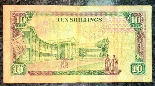 KENYA 10 SHILLINGS 1989