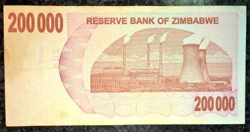 ZIMBABWE $200,000 --2007--