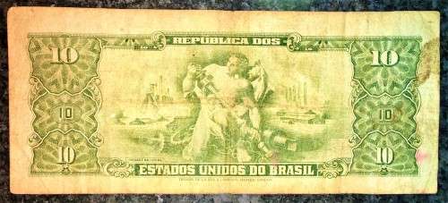 BRASIL 10 CRUZEIROS  1967