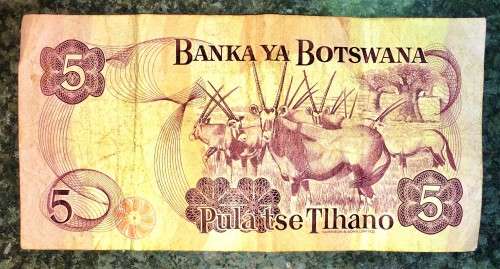 BOTSWANA ,,,5 PULA , 1992