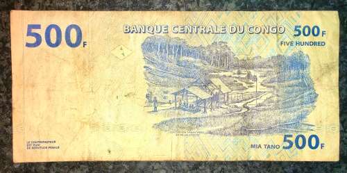 CONGO 500 FRANC 2002