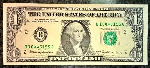 U S A 1 DOLLAR NEW YORK 1988