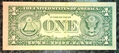 U S A 1 DOLLAR NEW YORK 1988