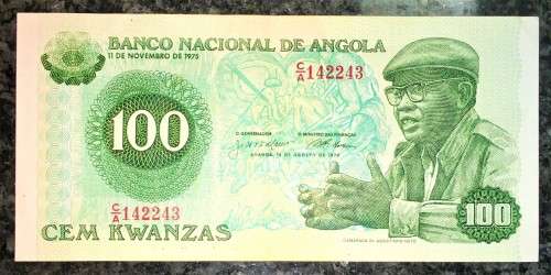 ANGOLA 100 KWANZAS 1979 EF