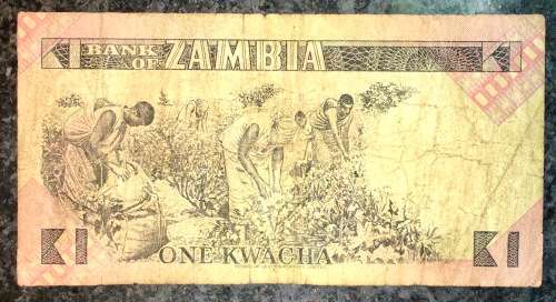 ZAMBIA 1 KWACHA 1989 ND