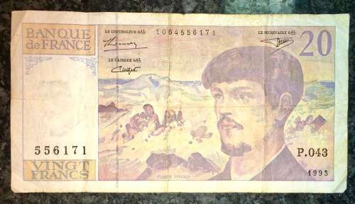 FRANCE 20 FRANC 1993