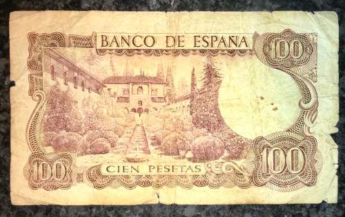 SPAIN 100 PESETAS 1970