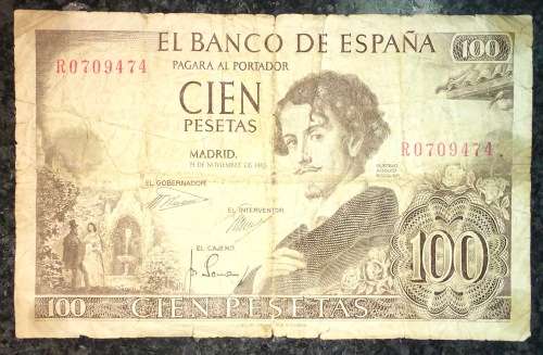 SPAIN 100 PESETAS 1965