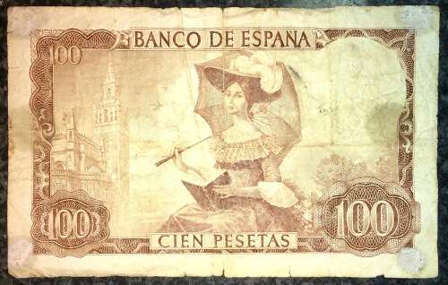 SPAIN 100 PESETAS 1965