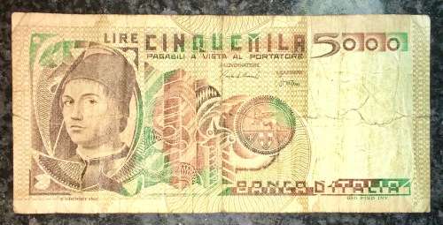 ITALY 5000 LIRE 1979