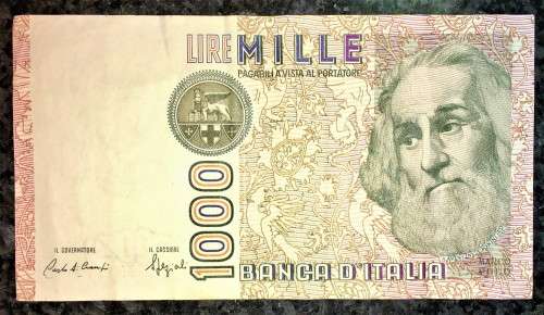 ITALY 1000 LIRE 1982