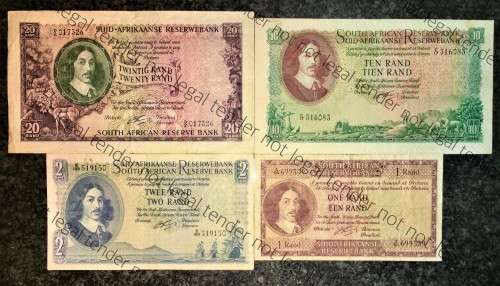 COMPLET SET OF G.RISSIK R20 TO R1 ---1962-- 1ST ISSUE ( 1 BID TAKES ALL)