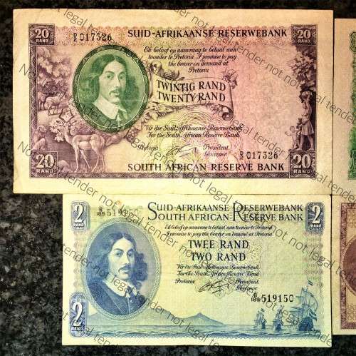 COMPLET SET OF G.RISSIK R20 TO R1 ---1962-- 1ST ISSUE ( 1 BID TAKES ALL)