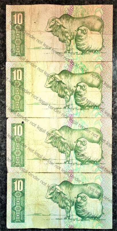 GPC DE KOCK R10,,,3RD ISSUE 1984/85 (BID PER NOTE)