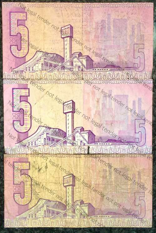 GPC DE KOCK R5 ---,3RD ISSUE 1989,(BID PER NOTE)