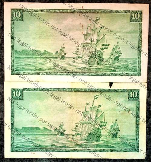 TW DE JONGH R10 SPRINGBUCK and VAN RIEBEECK WTM 1ST ISSUE 1967 and 3RD ISSUE 1975(1 BID TAKES ALL