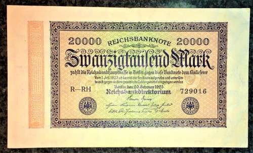 GERMANY 20,000 MARK 1923