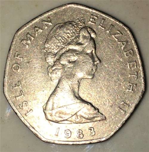 ISLE OF MANN 20 PENCE 1983