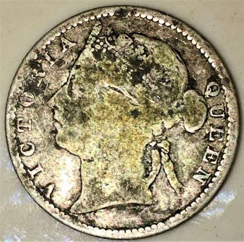STRAIGHTS SETTLEMENTS 10 CENT 1896 SILVER