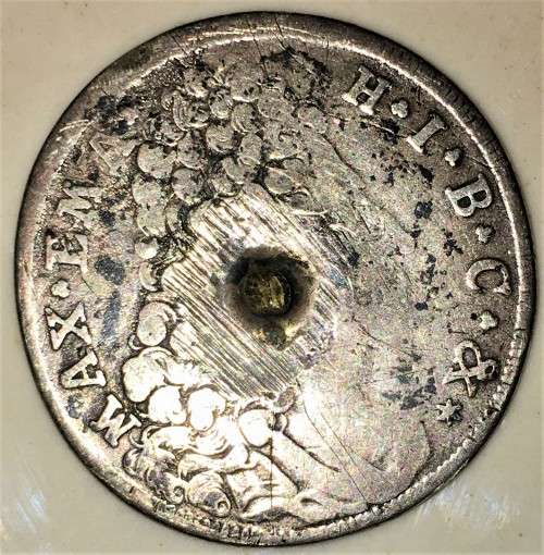 GERMAN STATES - BAVARIA 30 KREUZER 1719 - Ex Mount
