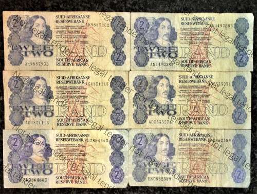 GPC DE KOCK R2 X 6,,,1980s  (1 BID TAKES ALL)