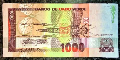 CAPE VERDE 1000 ESCUDOS 20 JAN 1989