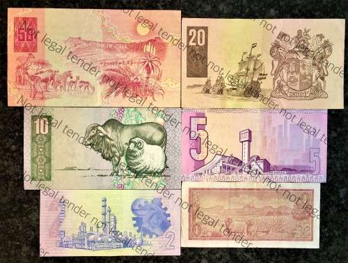 COMPLETE SET OF CL STALS & DECIMALS  R50 TO R2 AA --1ST ISSUE 1990 [R1 DE JONGH 1973] HIGHER GRADE
