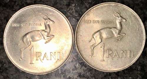 SOUTH AFRICA SILVER SET R1 --1966 BOTH ENGLISH & AFRIKAANS SILVER 80%(1 BID TAKES ALL)