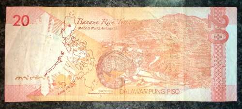 PHILIPPINES 20 PISO 2019
