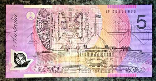 AUSTRALIA 5 DOLLARS 2008