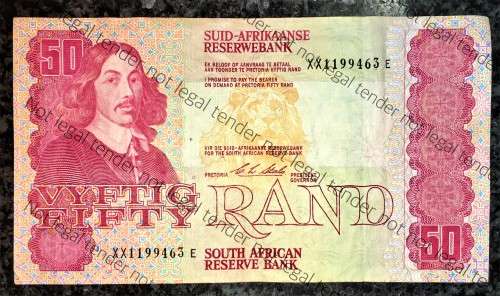 REPLACEMENT NOTE CL STALS R50 XX 1990 FIRST ISSUE